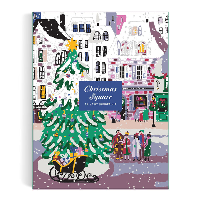 Joy Laforme Christmas Square Paint-by-Number Kit - Clearance