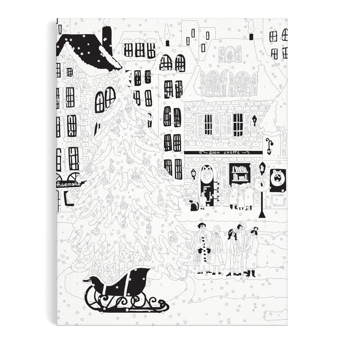 Joy Laforme Christmas Square Paint-by-Number Kit - Clearance