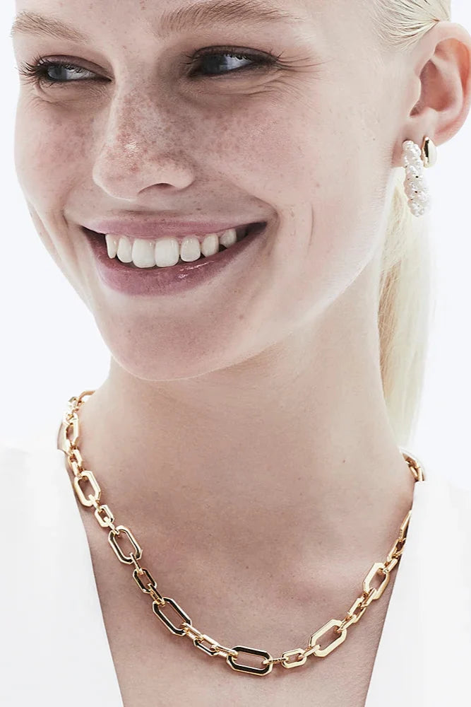 Leela Chunky Gold Chain Necklace
