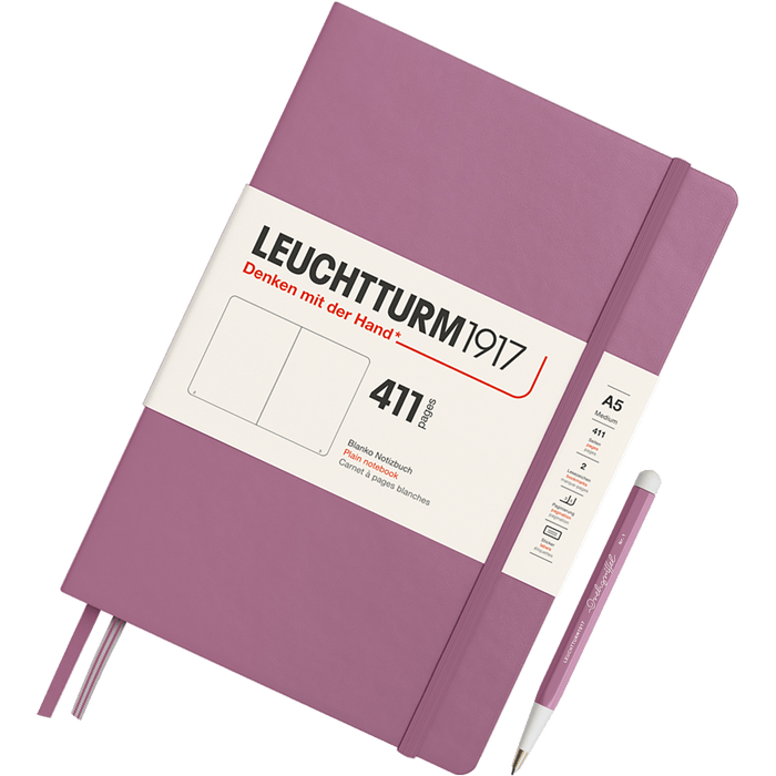 Leuchtturm 1917 411 Hardcover Notebook - A5 - Plain - Pen Boutique Ltd