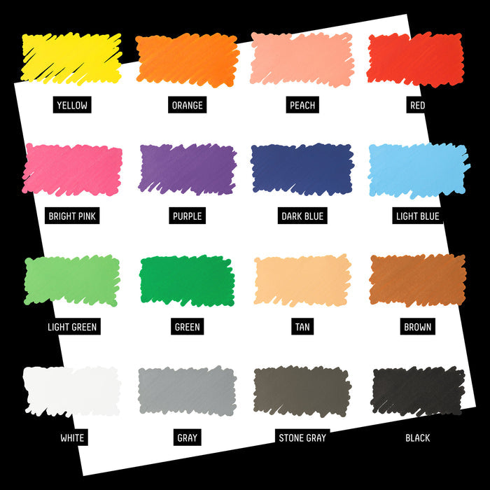 Liquitex Professional Paint Marker 2mm Set of 16 - Expression — swatches