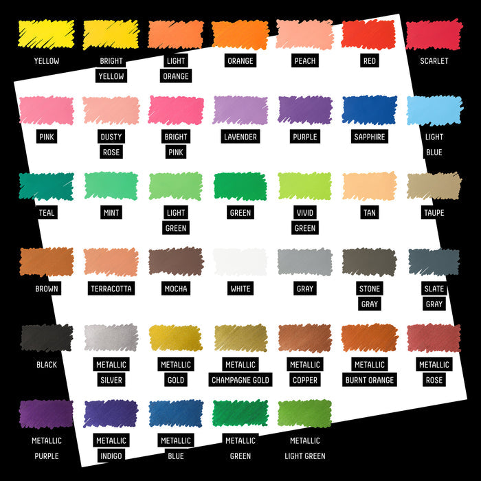 Liquitex Professional Paint Marker 2mm Set of 40 - Radical — swatches