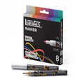 Liquitex Professional Paint Marker 2mm Set of 8 - Metallic — angle