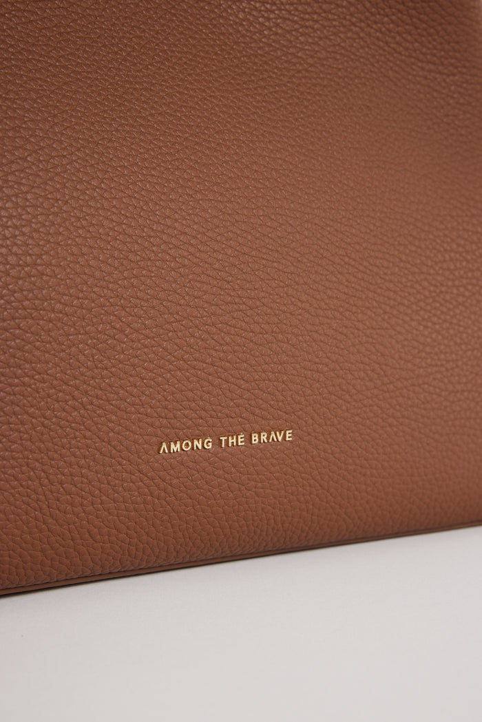 Lisbon Brown Leather Slouch Shoulder Bag