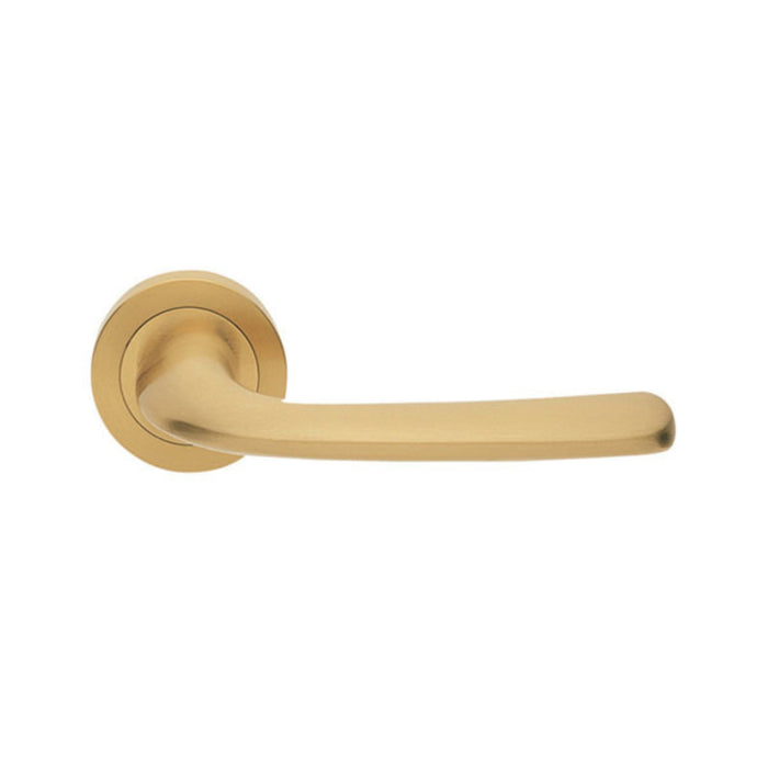 Manital GoGo Privacy Door Handle Set Satin Brass MAN-GGPF-OSO-SB - The Blue Space