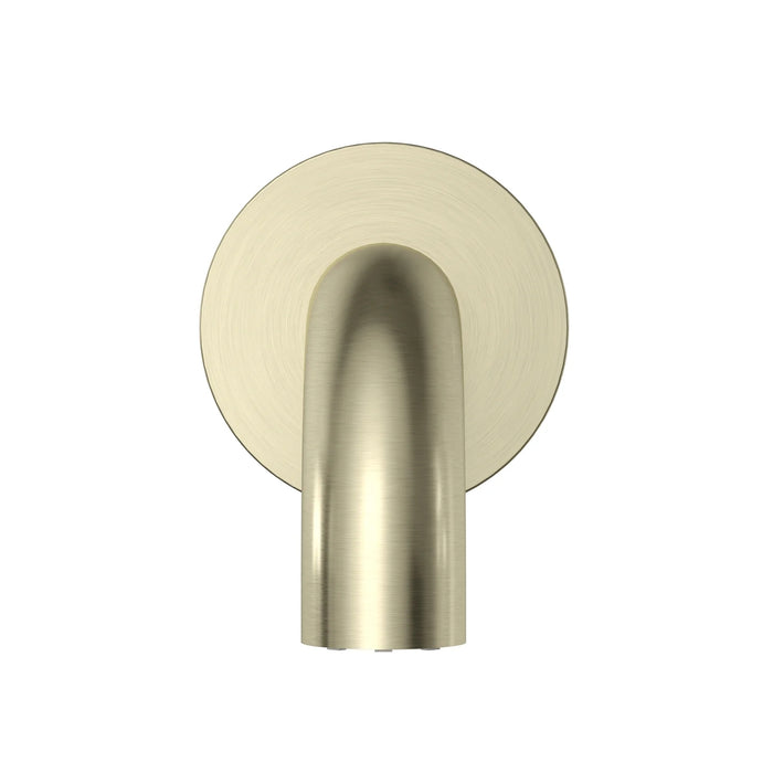 Front Meir Universal Round Curved Spout 170mm - Tiger Bronze MS05-170-PVDBB - The Blue Space
