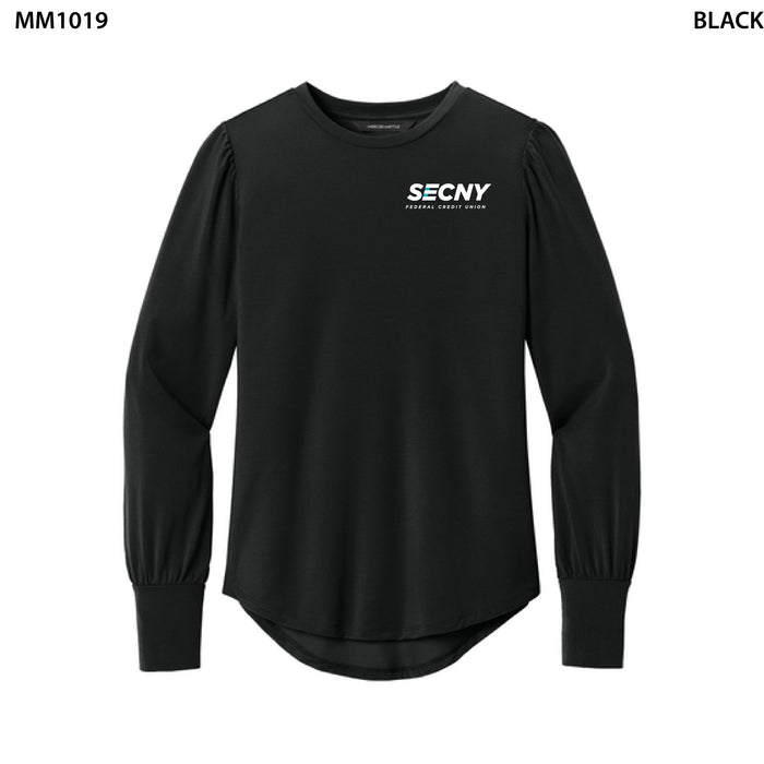 Mercer+Mettle® Women’s Stretch Jersey Long Sleeve Blouson Top
