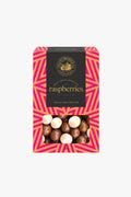 A box of Fudge Bros. Raspberry Chocolate Bites on a plain white background.