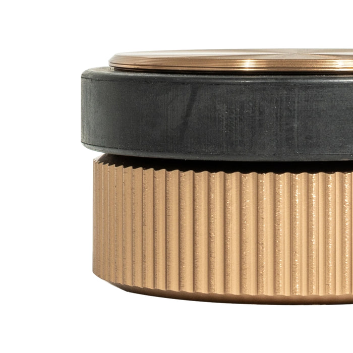 Details Momo Brooklyn Door Stop 62mm Brushed Dark Brass BKN8021.062.BDB - The Blue Space