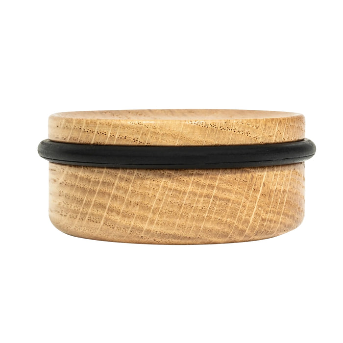Side View Momo Luv Wood Door Stop 71mm Oak L8018.071.OAK - The Blue Space
