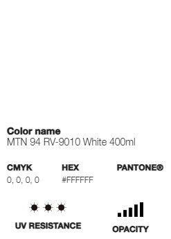 MTN 94 Matte Finish Aerosol Spray RV9010 White