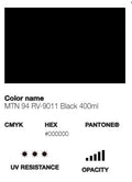 MTN 94 Matte Finish Aerosol Spray RV9011 Black
