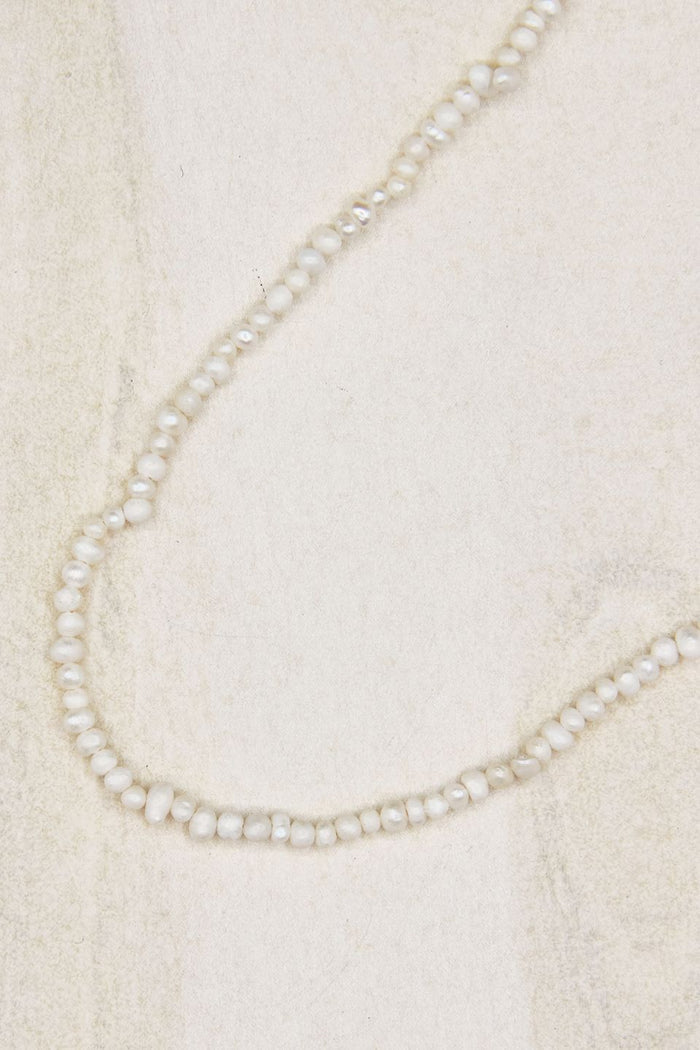 Muse Freshwater Pearl Gold Layering Necklace