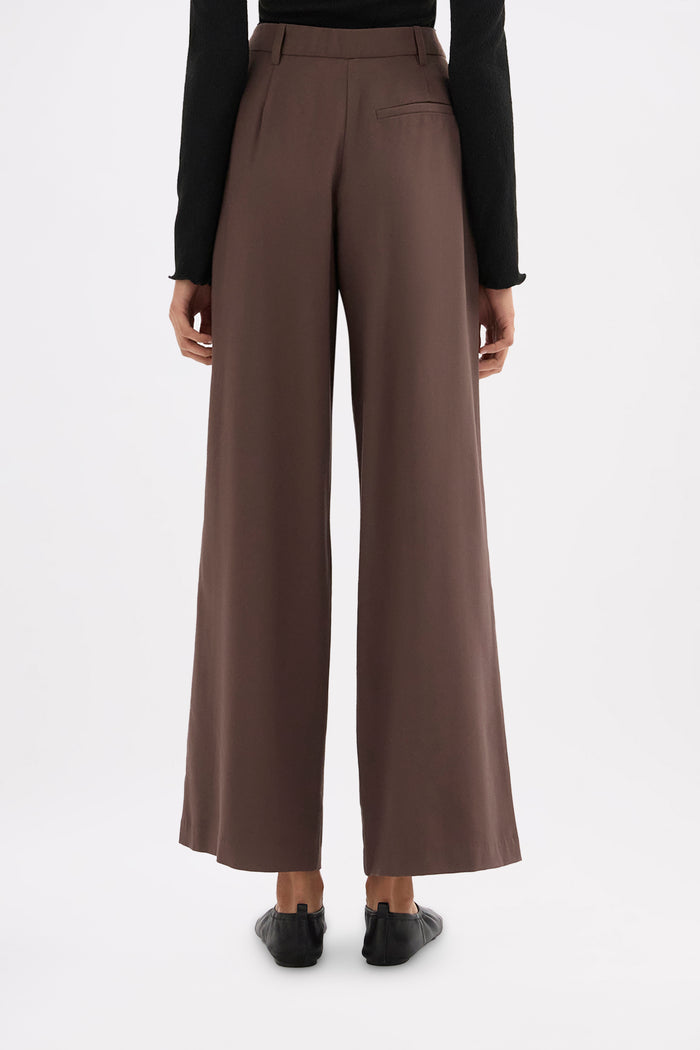 Nadia Chocolate Tailored Pant