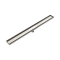 Nero Tile Insert V Channel 900x82mm Floor Grate 50mm Outlet Brushed Nickel NRFG002HSBN_KIT - The Blue Space