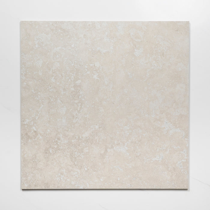 Faces Nimbus White Matte Porcelain Tile P4 600 x 600mm BARIBIA4 - The Blue Space