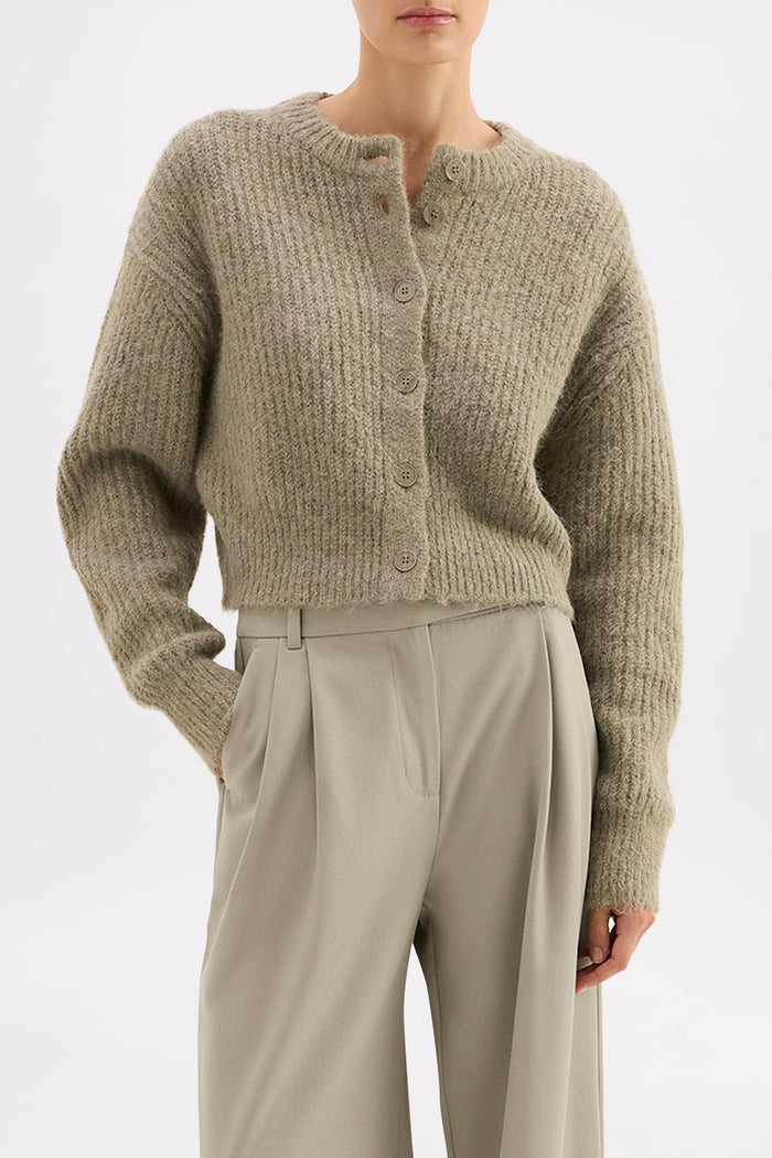 Nixon Vine Cropped Cardigan