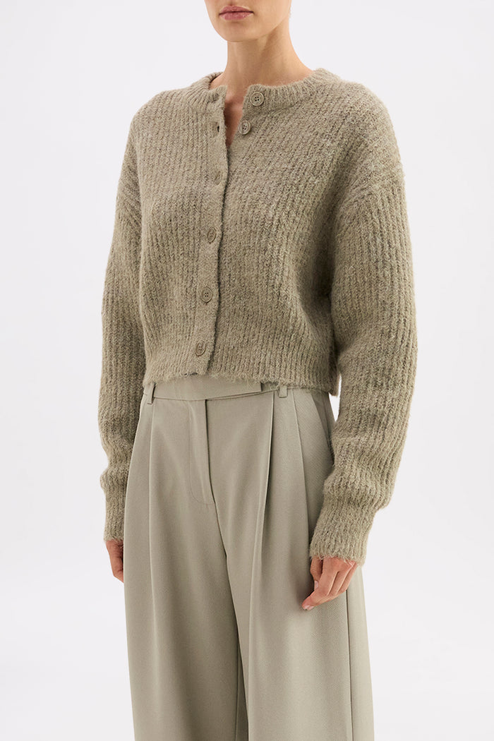Nixon Vine Cropped Cardigan