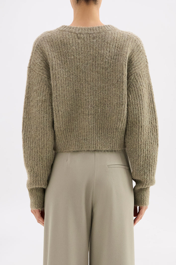 Nixon Vine Cropped Cardigan