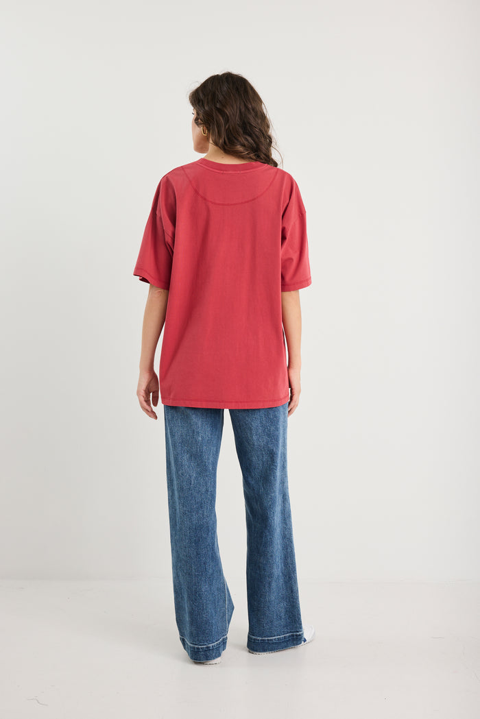 Novel Paprika Cotton Re:Union Oversized Tee