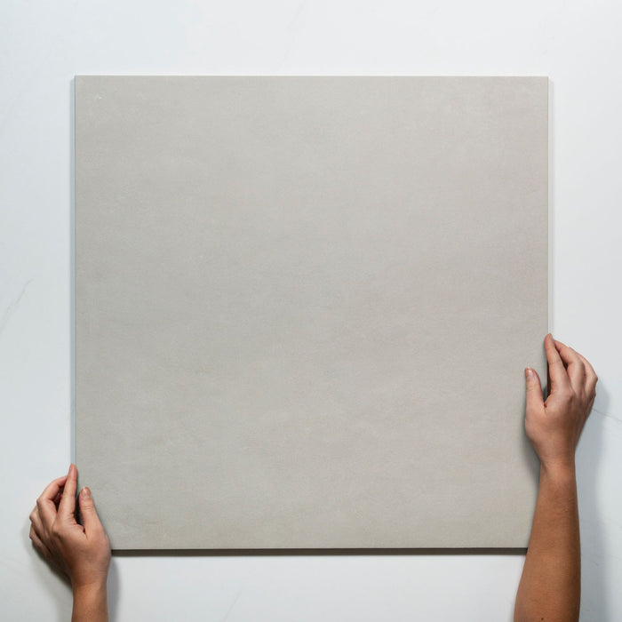 With Hand Olivia Taupe Matte Porcelain Tile 600 x 600mm MATROM3 - The Blue Space