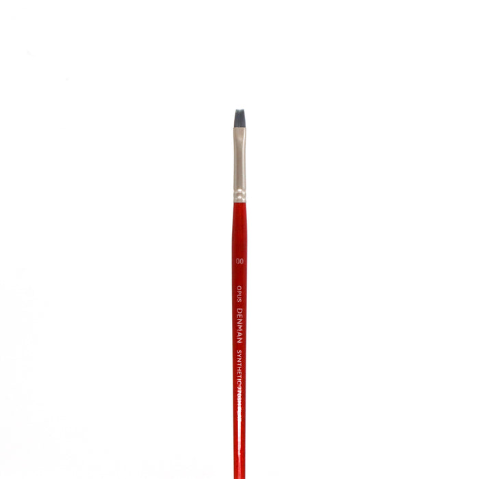 Opus Denman Acrylic Brushes Short Handle - Flat