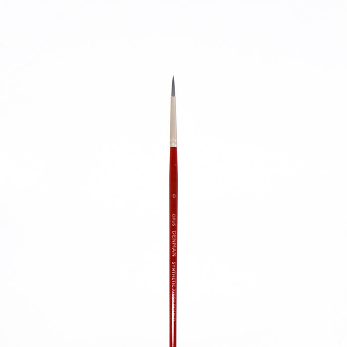 Opus Denman Acrylic Brushes Short Handle - Round
