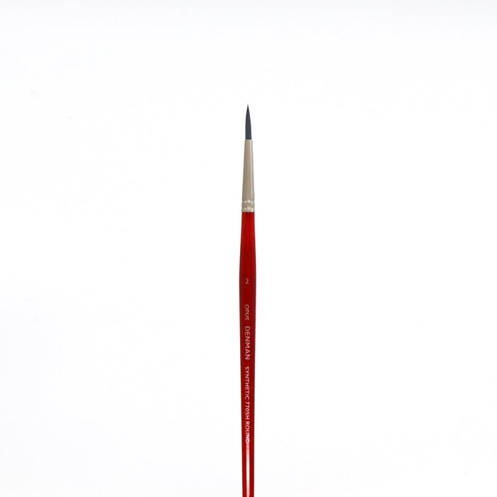 Opus Denman Acrylic Brushes Short Handle - Round