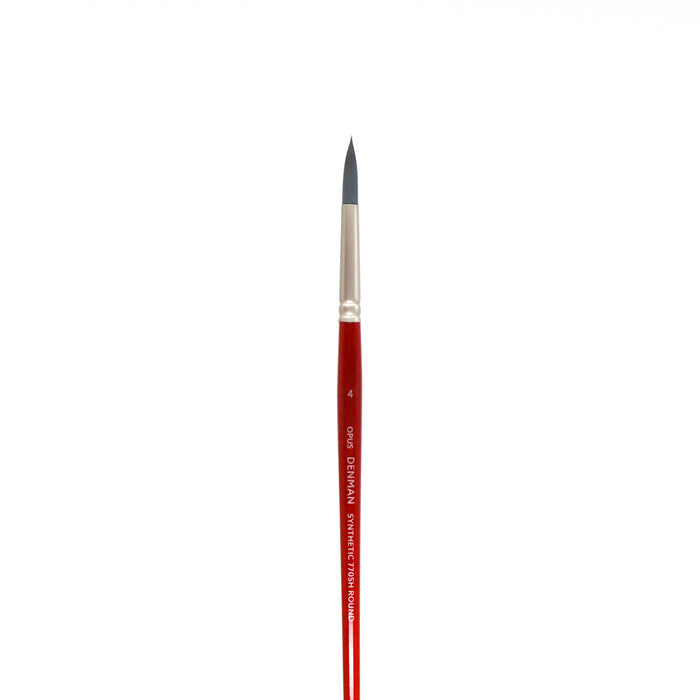 Opus Denman Acrylic Brushes Short Handle - Round