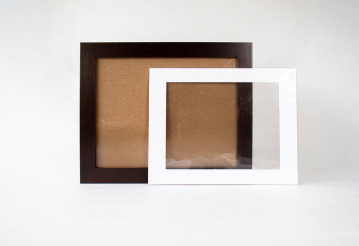 Opus Diploma Frame -  11" x14" Espresso Wood Frame with White Archival Mat (8.5" x 11" Window)