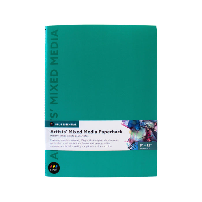 Opus Essential Artists' Mixed Media Paperback Book (Portrait)