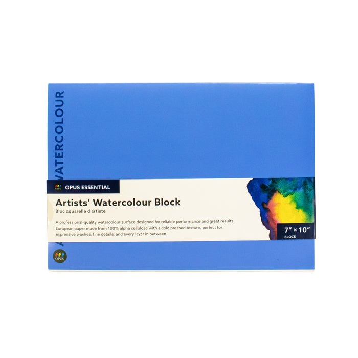Opus Essential Artists' Watercolour Block - 7"x10"