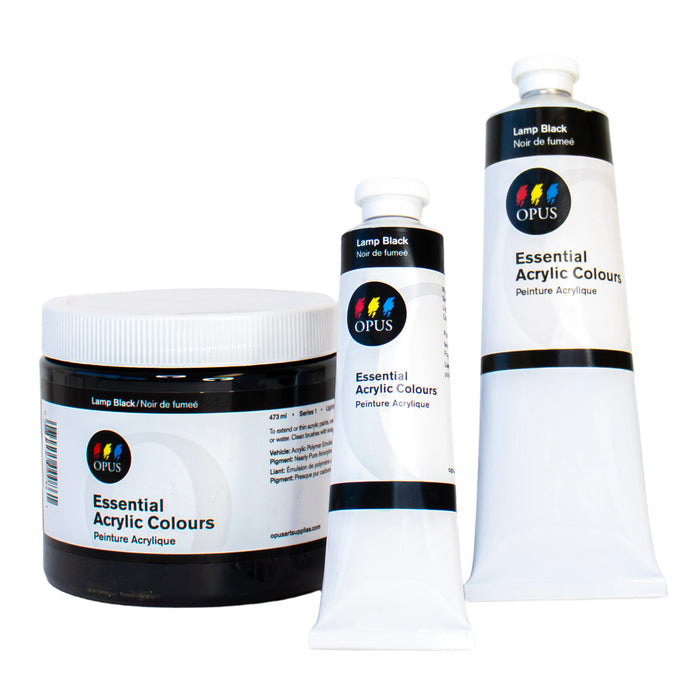 Opus Essential Heavy Body Acrylics - Black