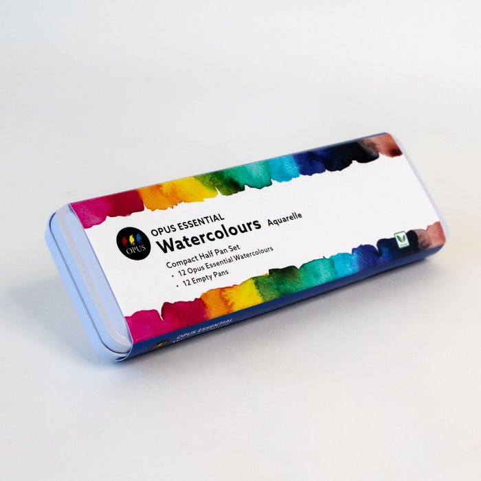 Opus Essential Watercolours Compact Tin Set of 12