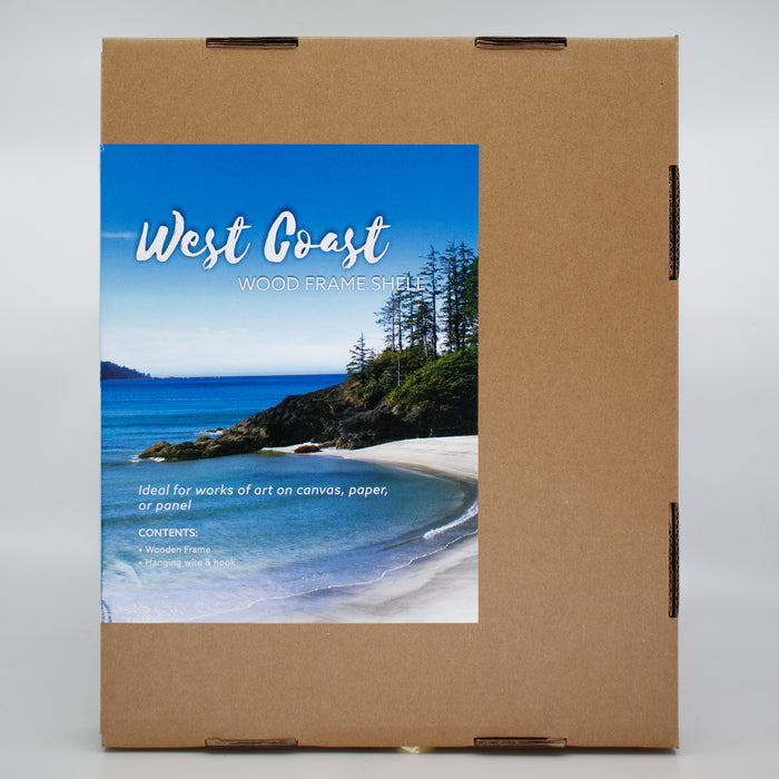 Opus West Coast Wood Frames with Glass - Nickel - Clearance