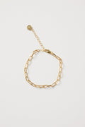 Paper Clip Gold Bracelet