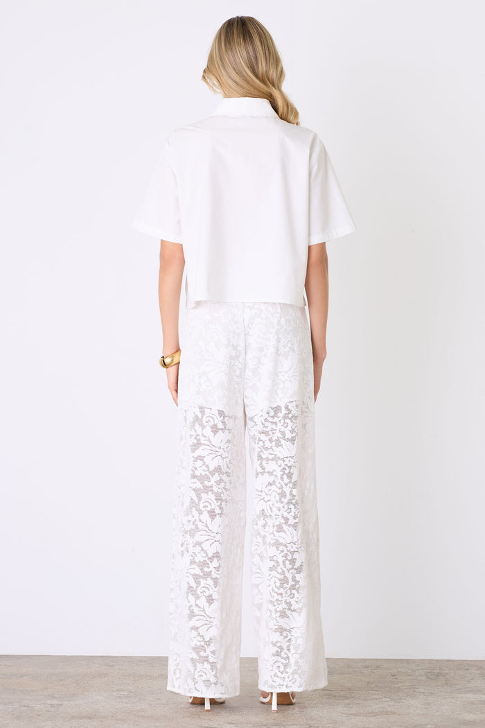 Parasol White Lace Pant