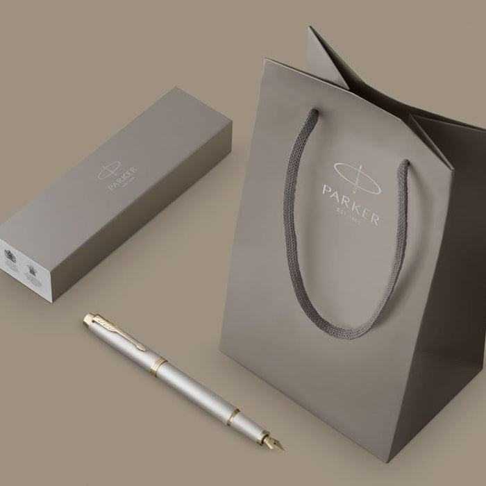 Parker IM Fountain Pen - Monochrome - Champagne - Pen Boutique Ltd