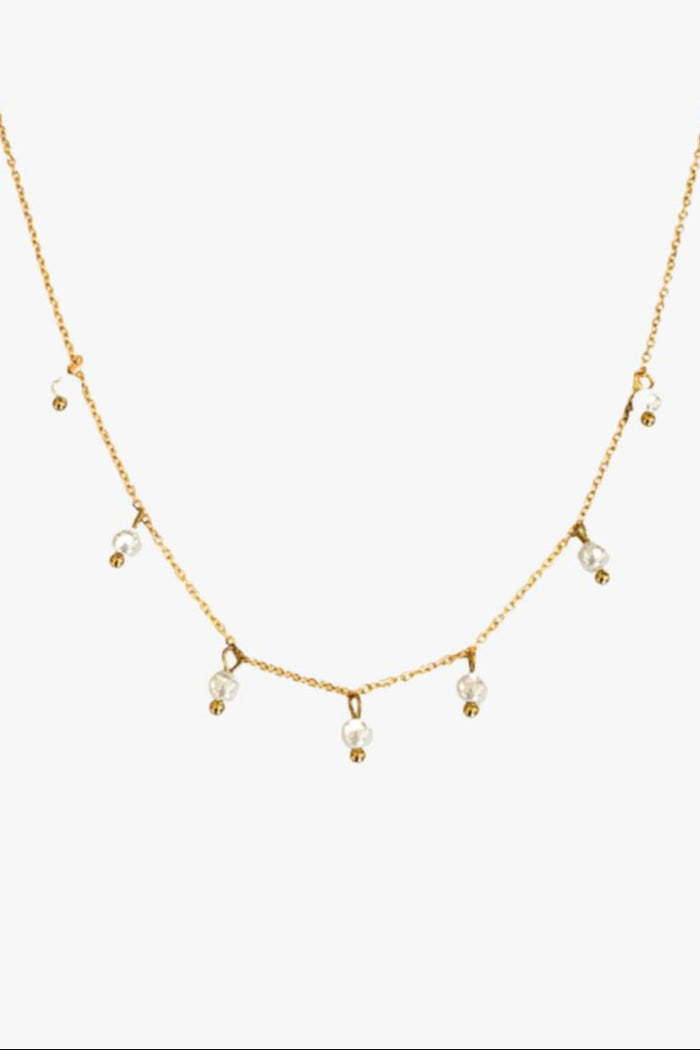 gold pearl necklace