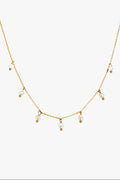 gold pearl necklace
