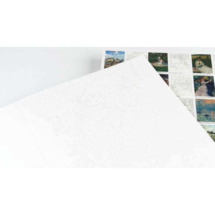 Pepin Press Artists' Colouring Book - Impressionism