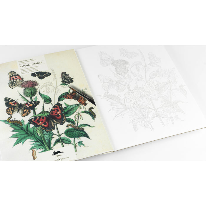 Pepin Press Artists' Colouring Book - Natural History