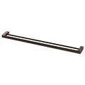Phoenix Gloss Double Towel Rail 800mm - Brushed Bronze GS811-24 - The Blue Space