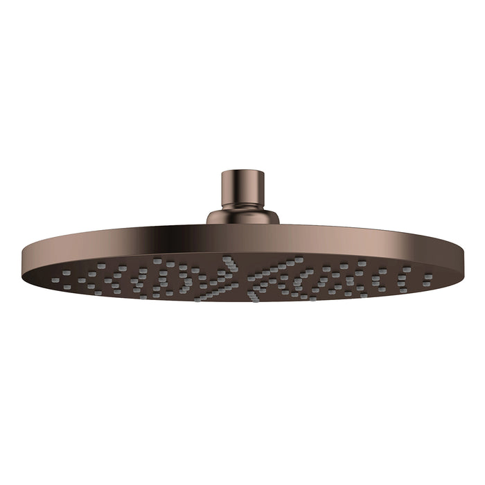 Phoenix Vivid Shower Rose 230mm Round - Brushed Bronze V527-24 - The Blue Space