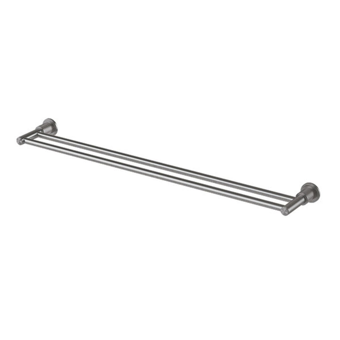 Phoenix Wiltern Double Towel Rail 800mm Brushed Carbon 144-8130-31 - The Blue Space