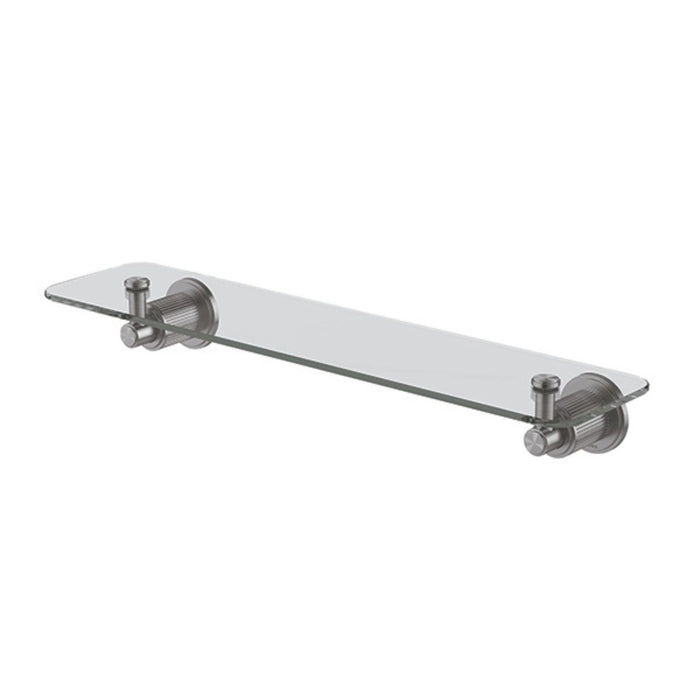 Phoenix Wiltern Glass Shelf 450mm Brushed Carbon 144-8600-31 - The Blue Space