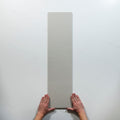 WIth Hand Plastra Smooth Clay Matte Porcelain Tile 22.5 x 900mm RIGCLASM1 - The Blue Space