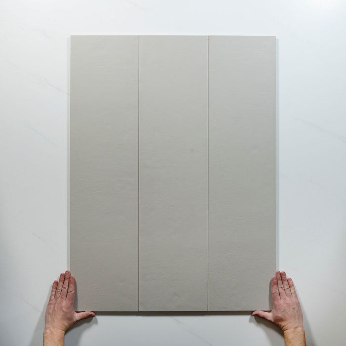 Pattern Lay WIth Hand Plastra Smooth Clay Matte Porcelain Tile 22.5 x 900mm RIGCLASM1 - The Blue Space