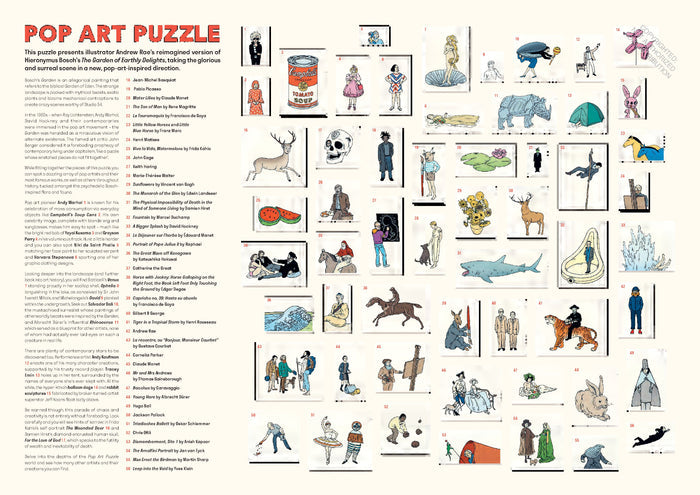 Pop Art 1000 Piece Puzzle - Clearance