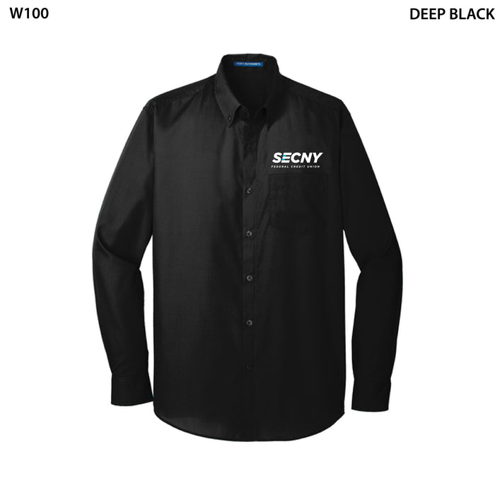 Port Authority® Long Sleeve Carefree Poplin Shirt